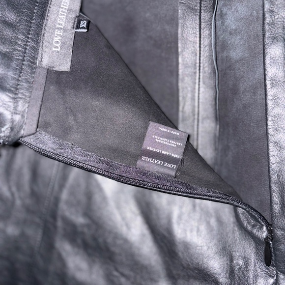 Love Leather Black Mini Skirt - Picture 5 of 10